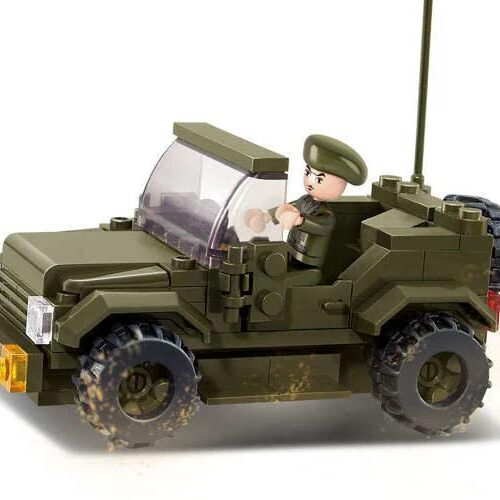 Bộ lắp ghép Xe Jeep Quân Sự Prowler M38B0296 Sluban chất lượng cao, siêu bền